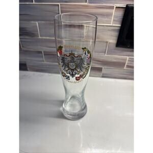Deutschland Germany Beer / Drinking Glass Rare 9 3/4 High